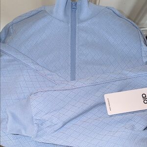 ALO Blue Cropped Jacket